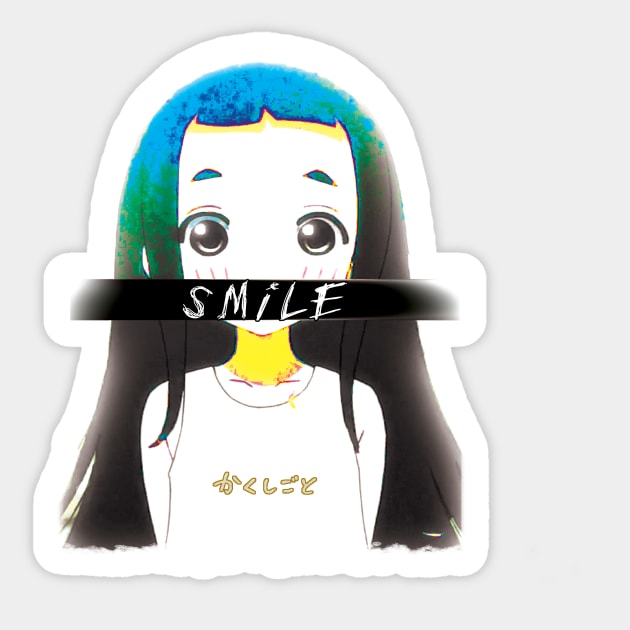 Kakushigoto ''Smile'' V4 Sticker by riventis66